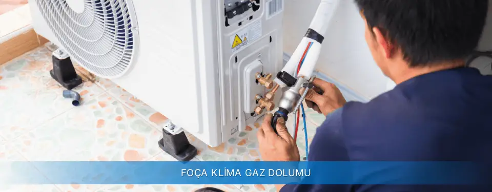 Foça İlçemi Alarko Carrier Klima Gaz Dolumu